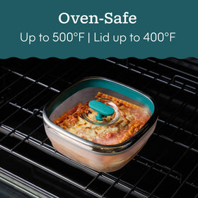 Anyday dishwasher-safe glass storage simplifies cleanup after meals.