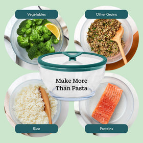 Anyday meal-prep pasta-portioning supports organized lunches and even heating