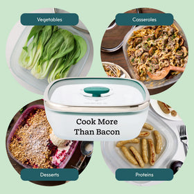 Anyday oven-safe glass bowl for casseroles and reheats.