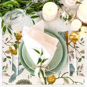 AnyDesign dining table protector placemat helps keep tables clean and free of heat marks.