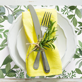 AnyDesign greenery table mats ideal for weddings and large celebrations