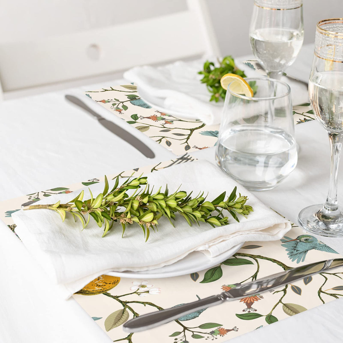 AnyDesign party-ready placemat elevates dining ambiance for weddings, birthdays, and celebrations.