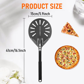 ANYDOCANMOOT perforated design with holes releases steam for crisper crust.