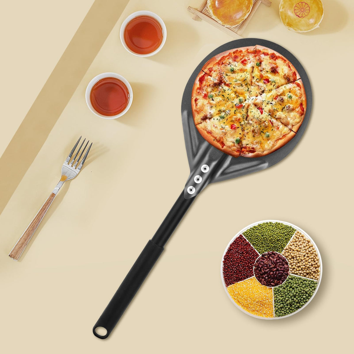 ANYDOCANMOOT versatile peel suitable for indoor and outdoor baking.