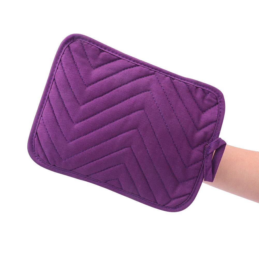 Anyi cotton pot holders 7x9 size offering durable heat protection during oven transfers.