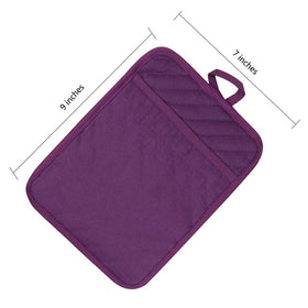 Anyi pot holders set of 3 available in multiple colors for coordinated kitchen protection.