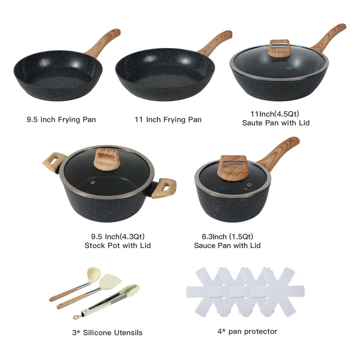 Anymark 4.5 qt covered fryer for larger family meals