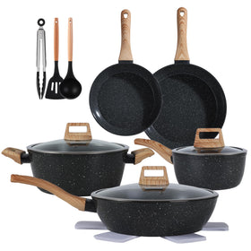 Anymark 9-inch non-stick fry pan for quick sautéing with minimal sticking
