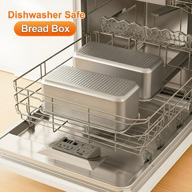 ANYPROLUS bread box lid and handle close-up for easy transport
