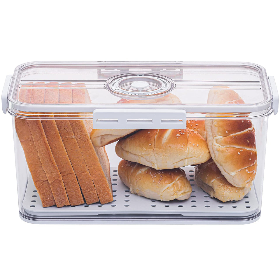 ANYPROLUS Bread Box with lid-seal for airtight storage keeping bread fresh
