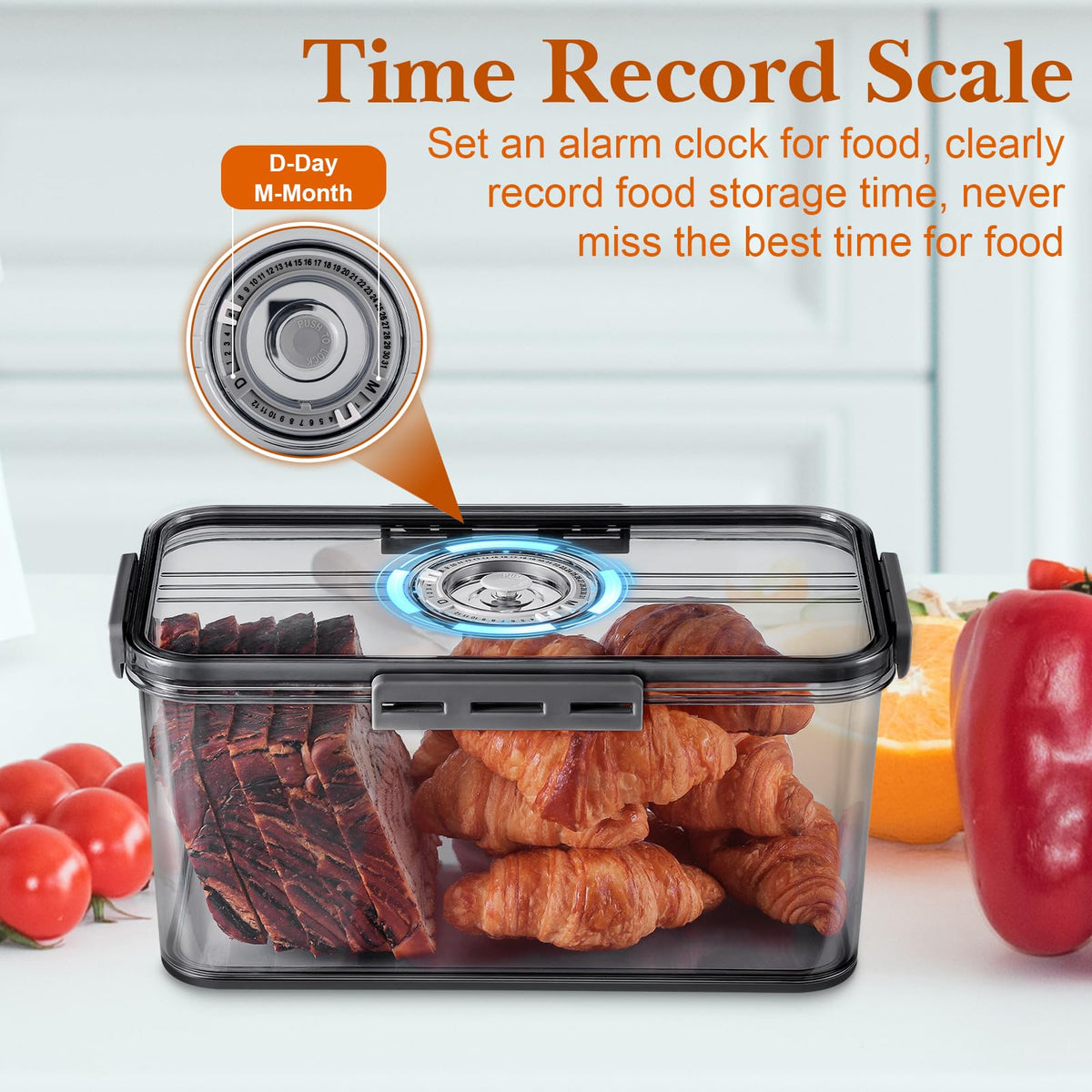 ANYPROLUS versatile storage box for bread, fruits, vegetables, grains