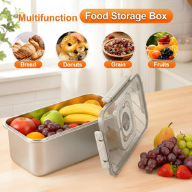 ANYPROLUS bread box stackable design in a modern kitchen