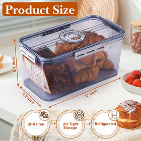 ANYPROLUS bread box with time dial highlighting storage date tracking.