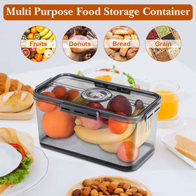 ANYPROLUS transparent PET bread box shows contents at a glance
