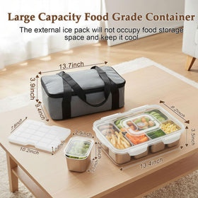 Anyprolus Snackle Box insulated bag maintains cool snacks on road trips.