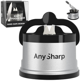AnySharp GLOBAL hands-free sharpener base for stable sharpening on a smooth countertop