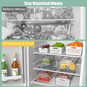Anysig airtight lids seal freshness and prevent spills