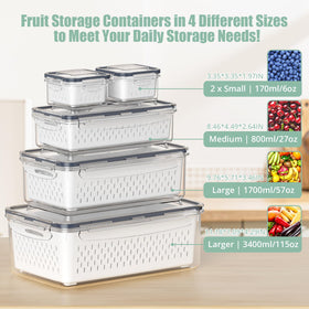 Anysig removable colander inserts for easy washing of fruits and greens