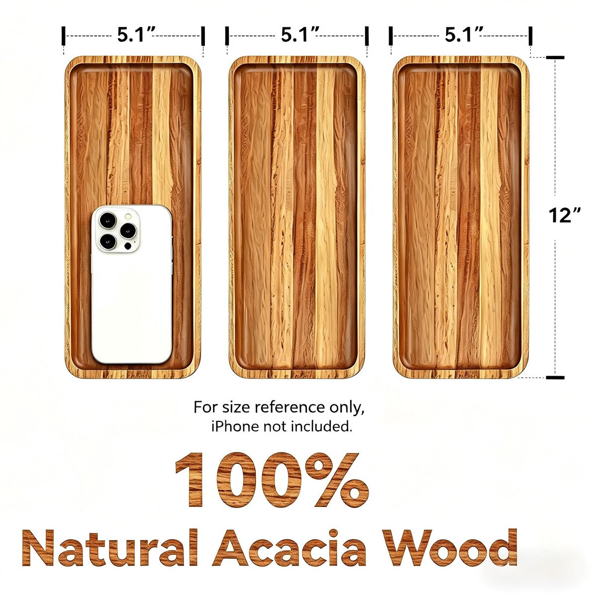Anyvape acacia wood grain close-up highlighting natural texture and durability.