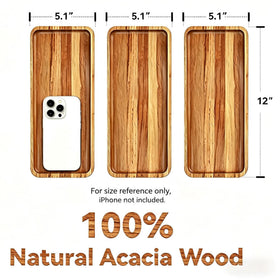 Anyvape acacia wood grain close-up highlighting natural texture and durability.