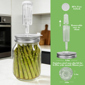 ANZHIRUOSU glass fermentation weights submerged for stable brining