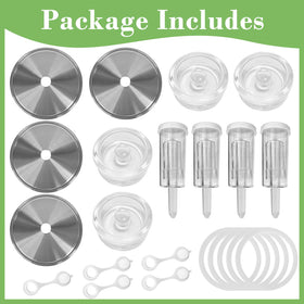 ANZHIRUOSU stainless steel fermenting lids ensuring a rust-free airtight seal