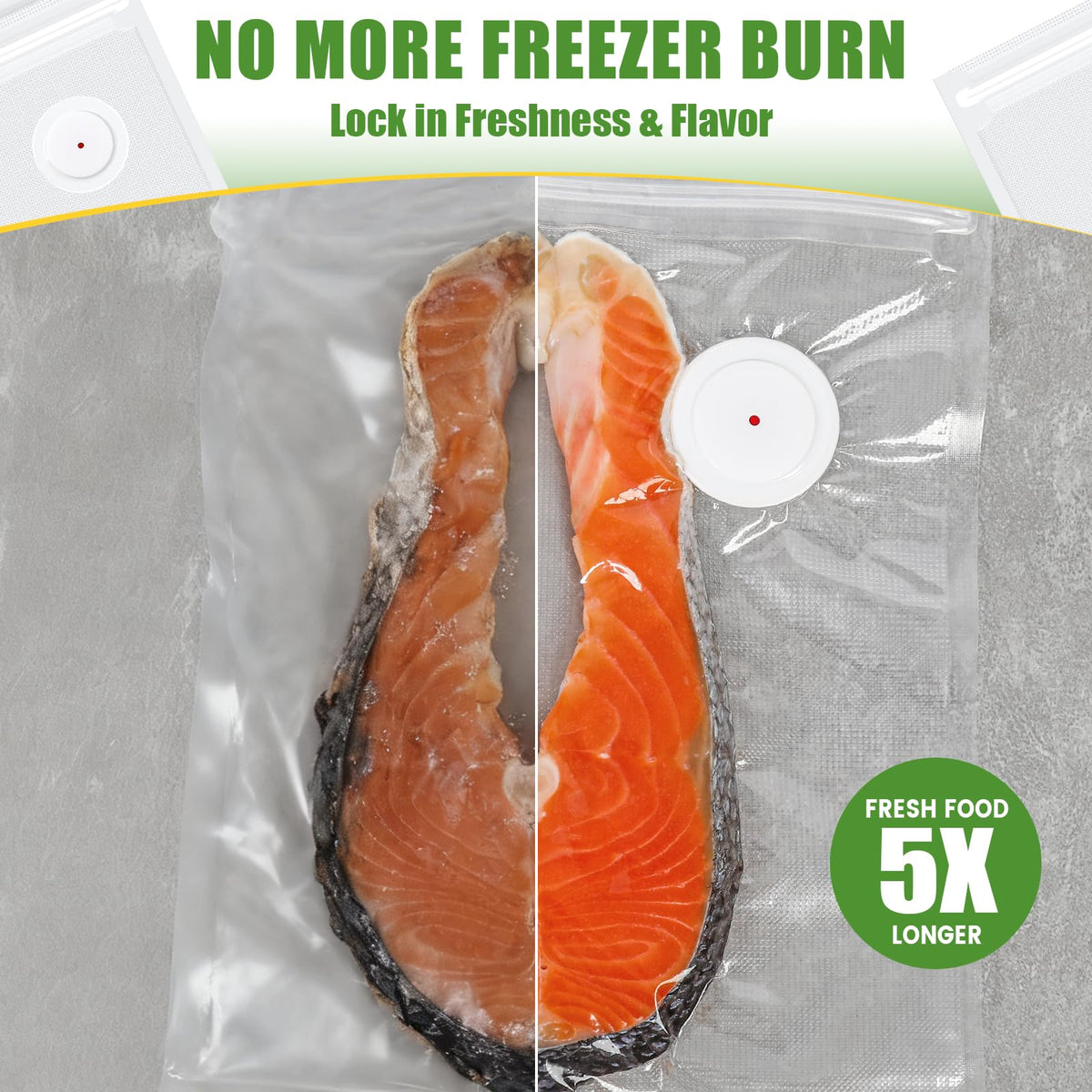 ANZKTOS reusable BPA-free bags reduce waste while keeping foods fresh.