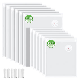 ANZKTOS vacuum sealer bags 8x10 ready for meal prep and freezer storage.