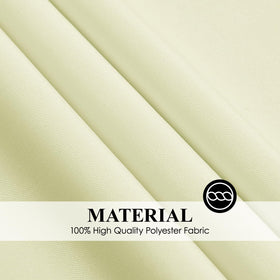 Aocoz ivory easy-care tablecloth resists stains and deformation