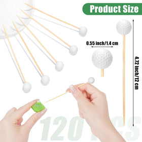 Aodaer 120-piece golf picks ready for daily use or entertaining guests.