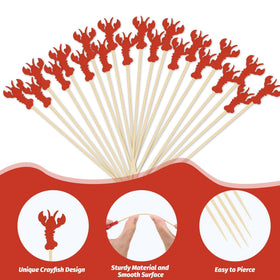 Aodaer bamboo toothpicks ideal for fruit skewers and desserts.