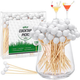 Aodaer boxed golf ball picks for elegant party appetizers and easy serving.
