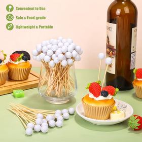Aodaer golf-ball decor adds distinctive flair to drinks and bites.