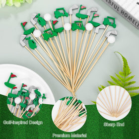 Aodaer golf-cart picks add flair to skewers and fruit plates.