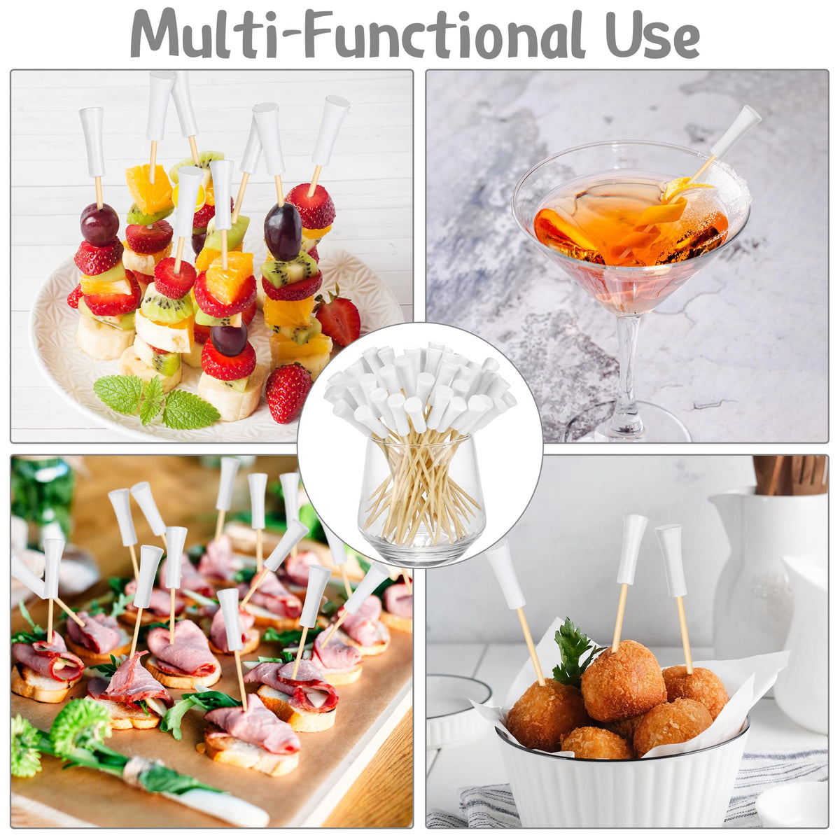 Aodaer party dessert skewers add decorative toppers
