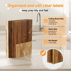 AODANC three-board display helps organize and elevate table presentation.