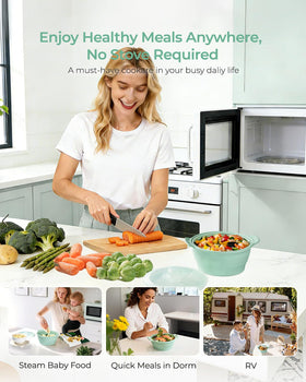 AODISTUCE multi-use steamer for vegetables, dumplings, and fish