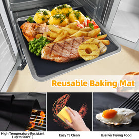 AODPWEN dishwasher-safe air fryer accessories set for quick post-cook cleanup.