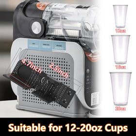 AODPWEN 4-compartment organizer holds cups neatly and accessibly