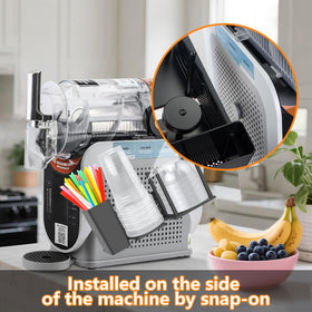 AODPWEN cup organizer with clips and screws is easy to assemble