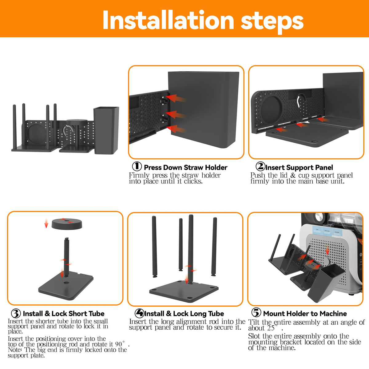 AODPWEN cup organizer installed on the Ninja FS301 machine for seamless integration