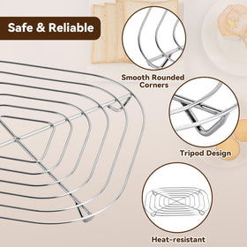 AODPWEN easy-clean rack with smooth finish for quick maintenance