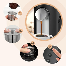 AODPWEN easy clean reusable pods ideal for daily coffee