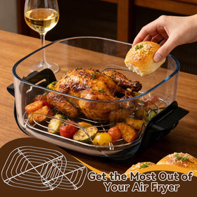 AODPWEN small and large racks fit Ninja Crispi glassware