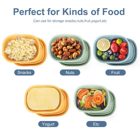AOEDEO stackable containers save fridge and cabinet space