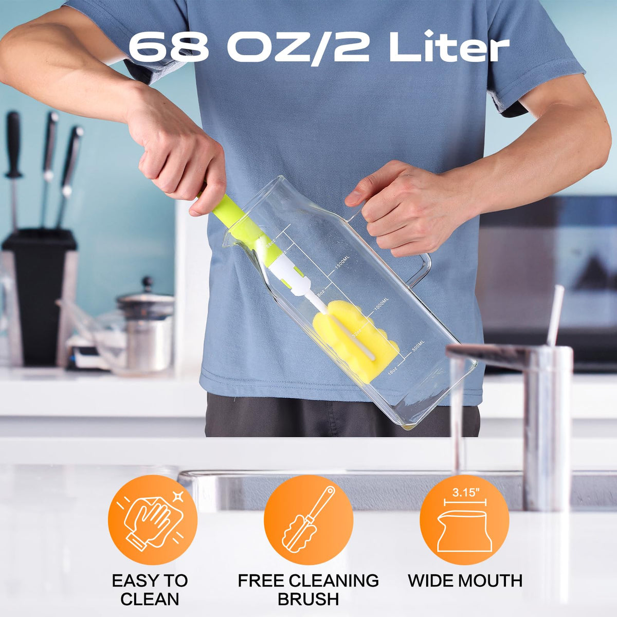 Aofmee 18/8 stainless steel lid with silicone ring ensures secure, clean storage.