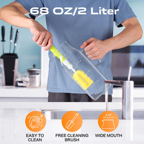 Aofmee 18/8 stainless steel lid with silicone ring ensures secure, clean storage.