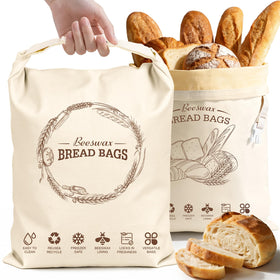 Aofmee beeswax bread bag roll buckle keeps loaves fresh on the go