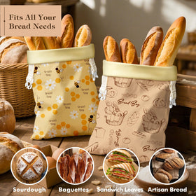 Aofmee loaf inside bag demonstrates roll-and-buckle storage.