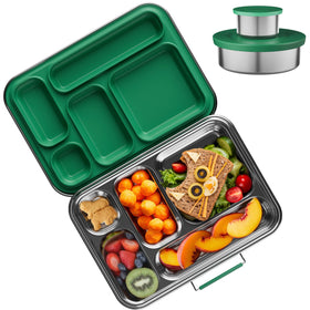 AOHEA bento box for kids with lid-open view for easy packing